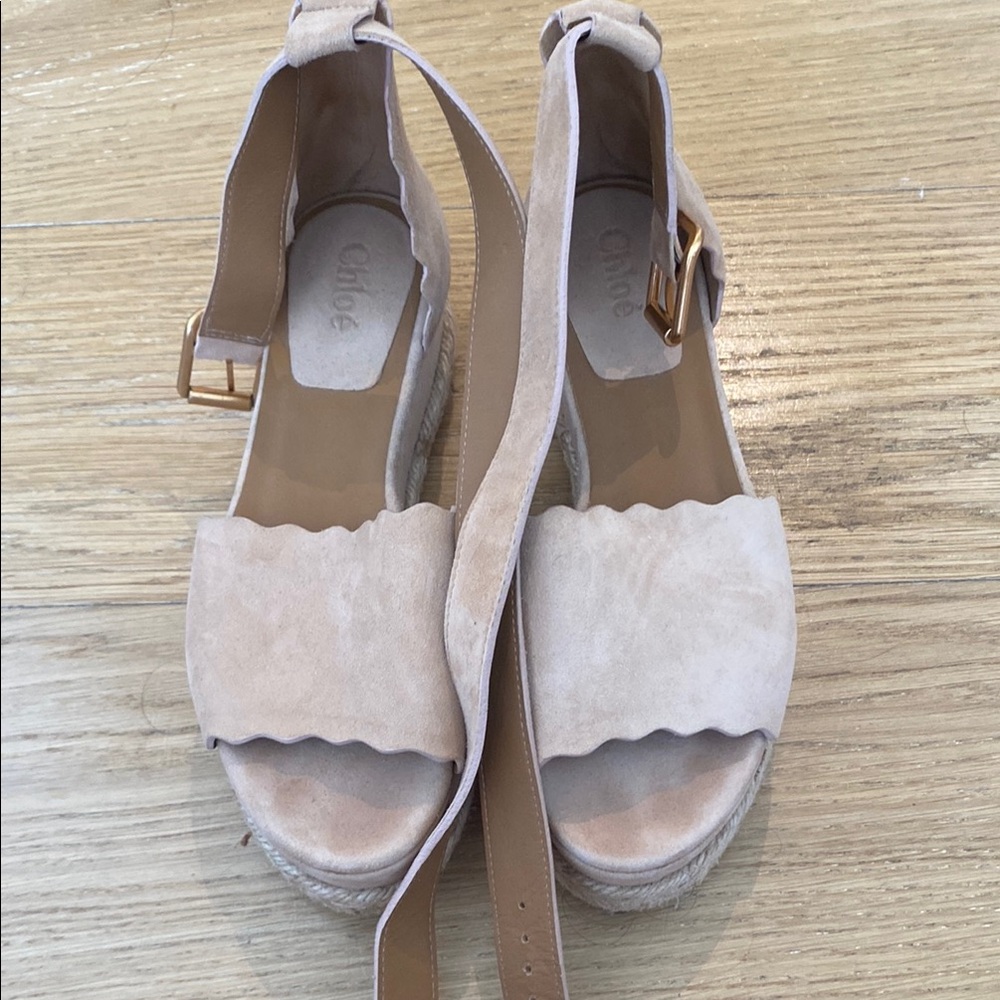 Chloe Scalloped Espadrilles